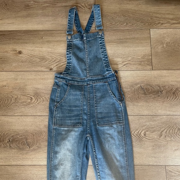 Madewell Overalls Drop Hem Edition Thin Back Straps - Picture 7 of 12